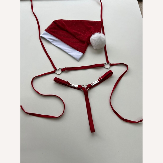 Fantasia Mamãe Noel Delicia Personalizável + Gorro até 12 letras