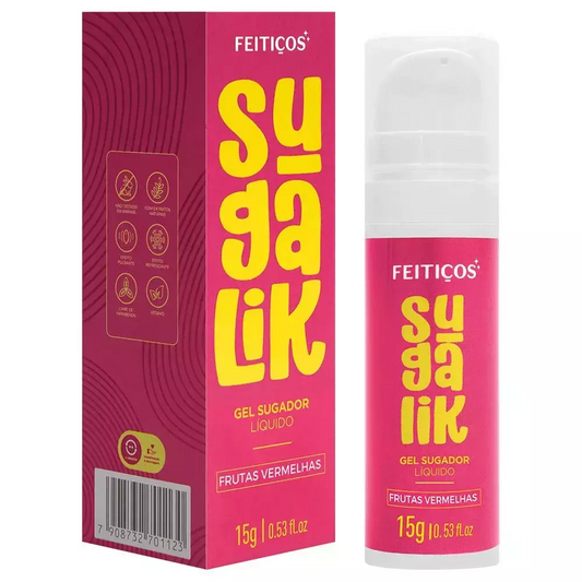 Sugalik Sugador Pulsador Líquido Frutas Vermelhas 15G Feitiços