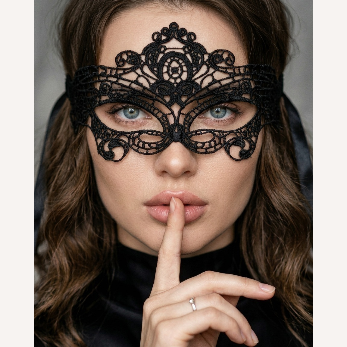 Mascara Fetiche Renda Guipir