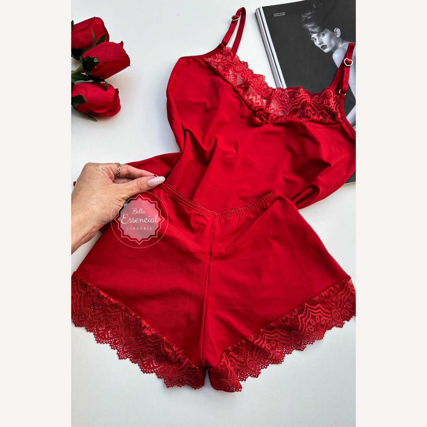 Short Doll Paixão Vermelho