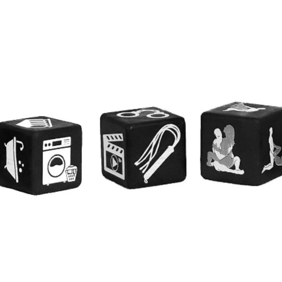 Dados Eróticos Romantic Dice 3 Unid. Diversão Ao Cubo