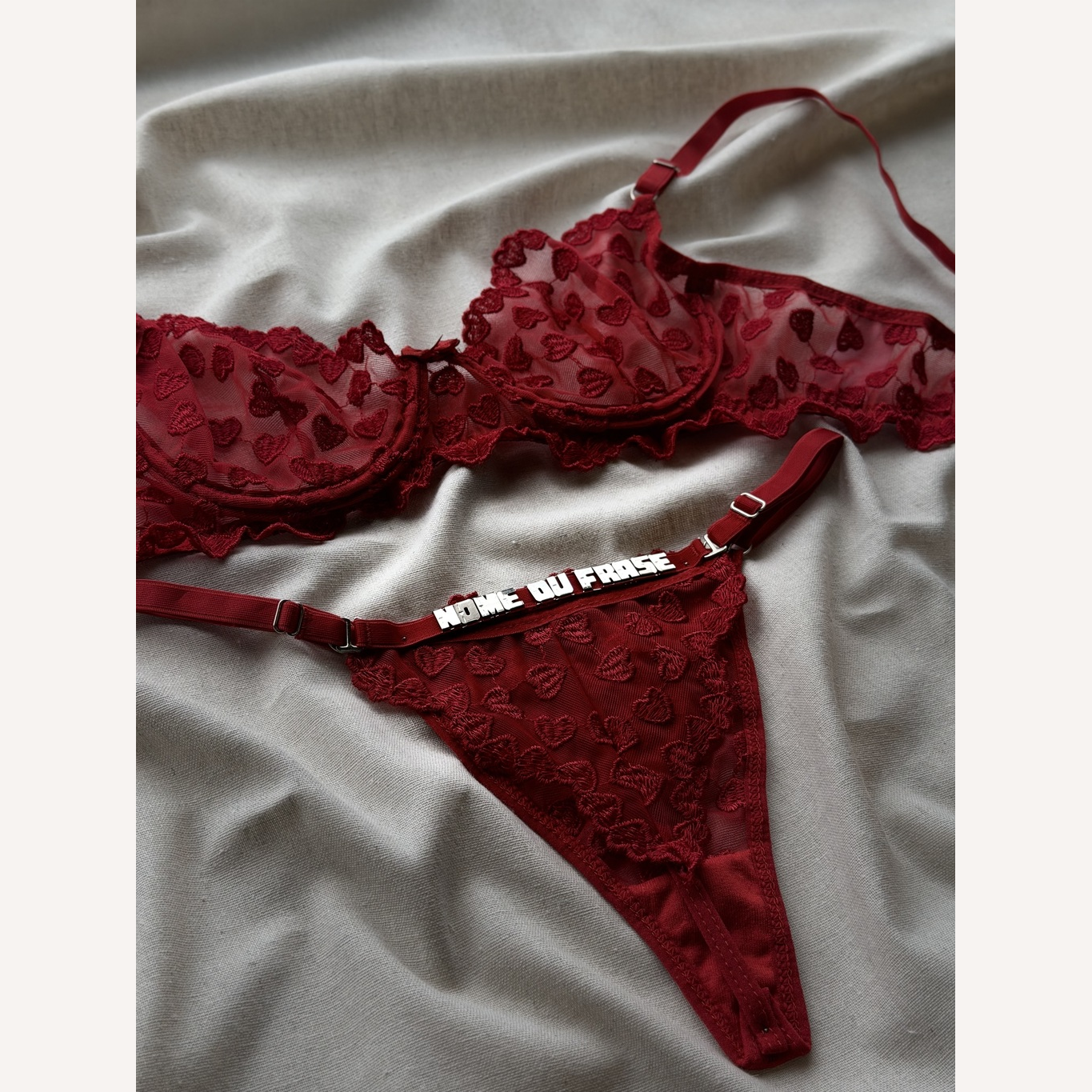 Conjunto Encanto Rubi Personalizável 15 letras