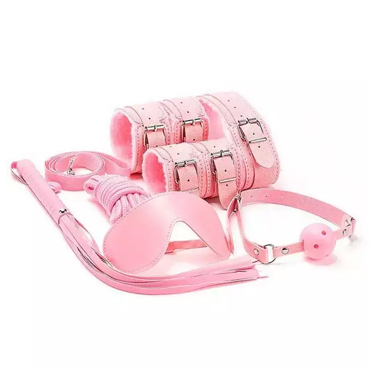 Kit Sado Erótico Bandage 3 Rosa
