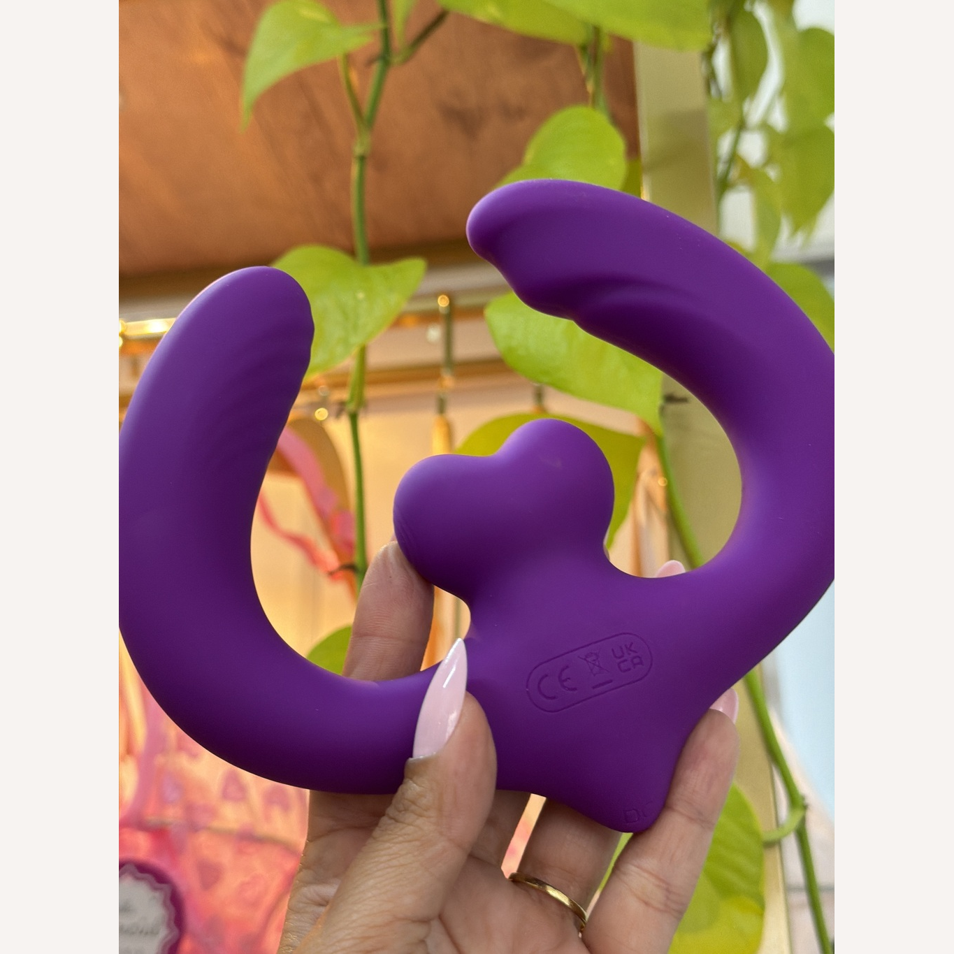Vibrador de Ponto G e clitóris / Duplo - SI
