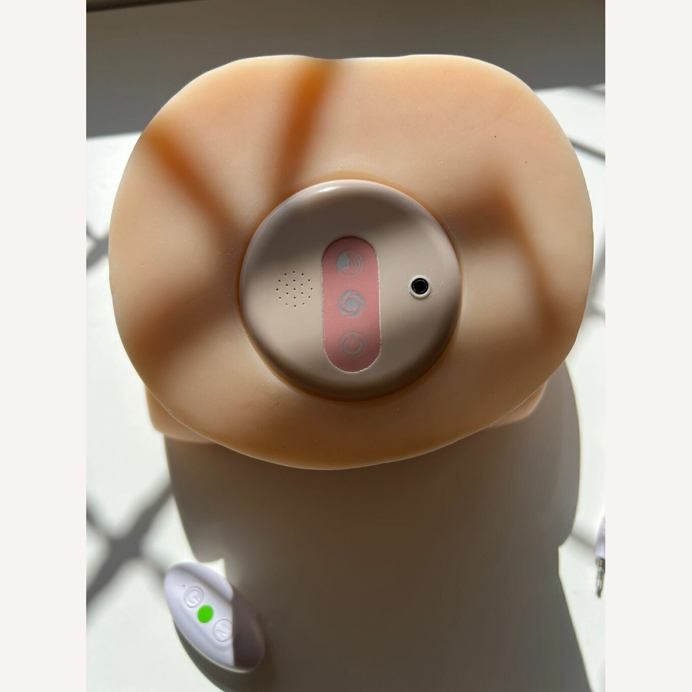 Lucy Pompoarista com Sucção e Gemido Masturbador Masculino Cyberskin