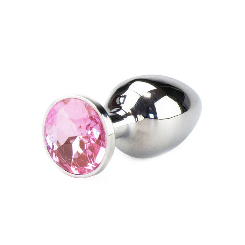 Plug Anal M redondo Metal Brilhante