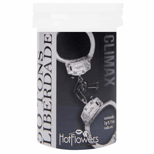Bolinha 50 Tons Liberdade Hot Ball 02 Unidades Hot Flowers