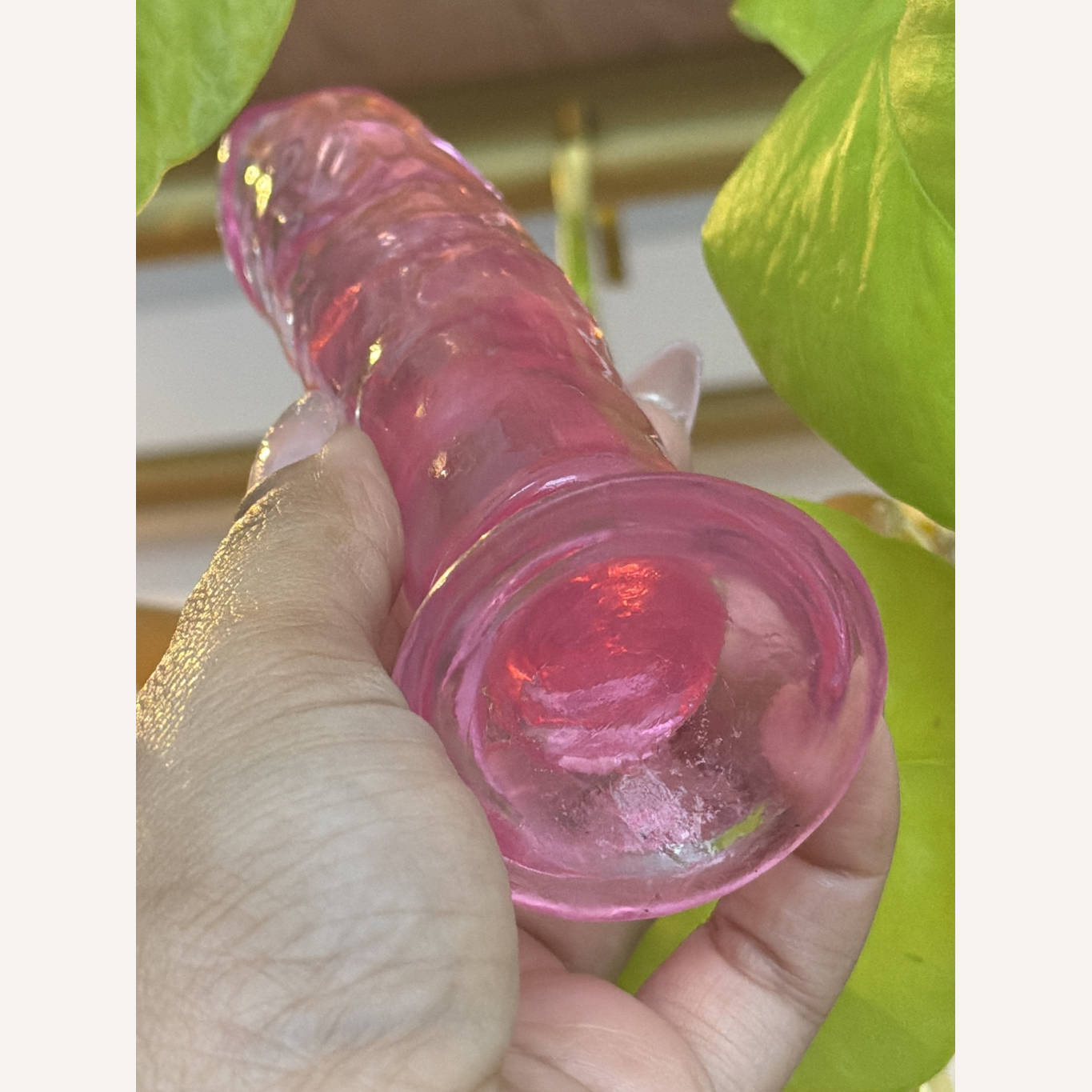 Prótese Realístico Transparente Ventosa 14,8 X 3Cm Sexy Import
