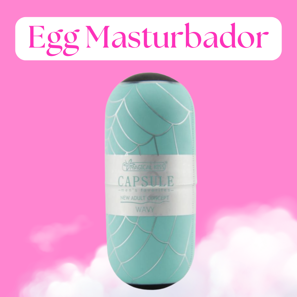 Capsule Egg Masturbador Magical Kiss - WAVY