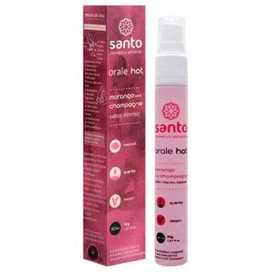 Orale Hot Gel Comestível Sabor intenso 30ml Santo