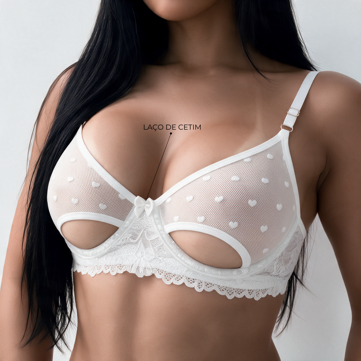 Conjunto Love Branco Personalizável - 8 letras