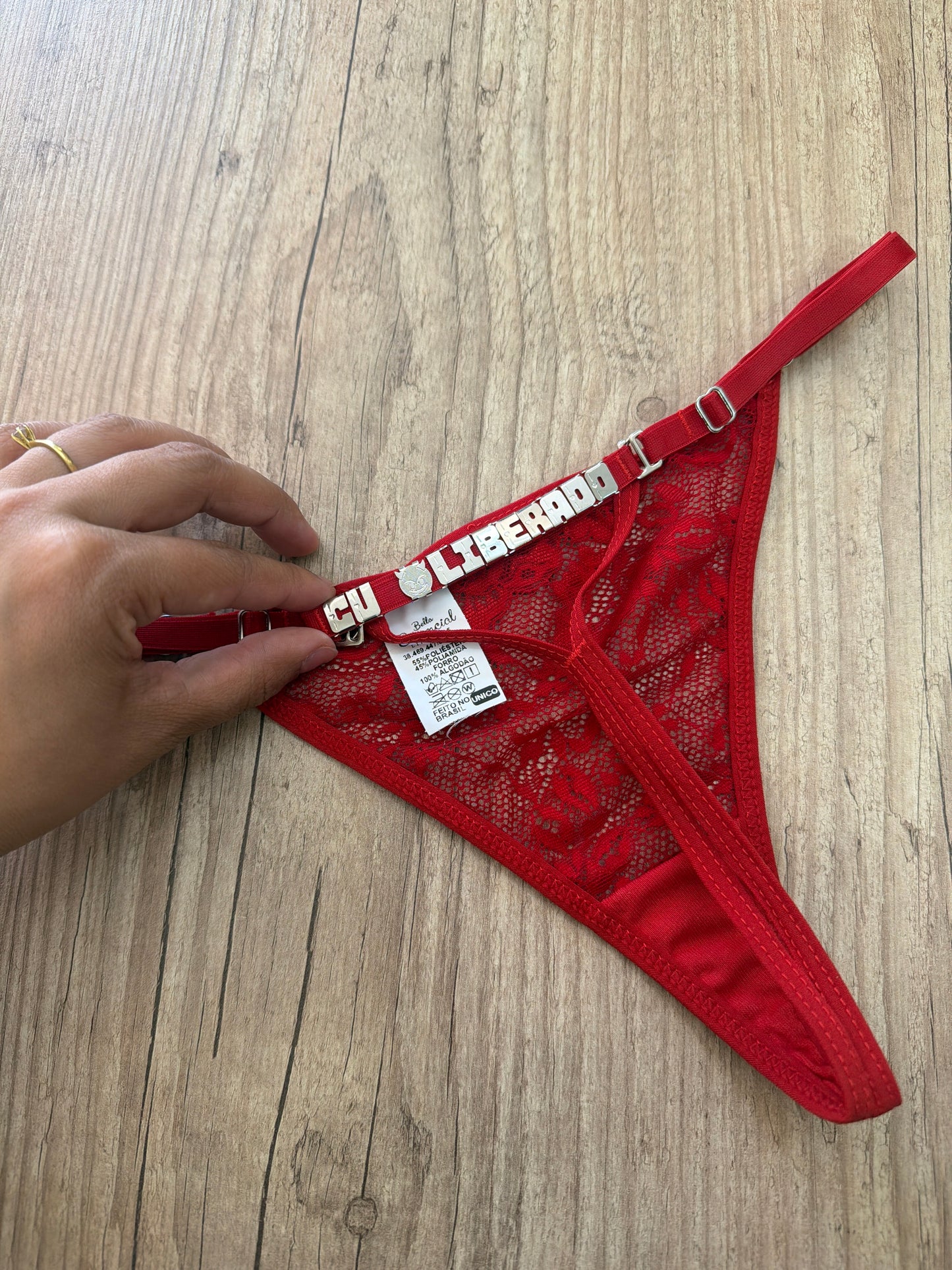 Calcinha Vegas Personalizável - Até 10 letras