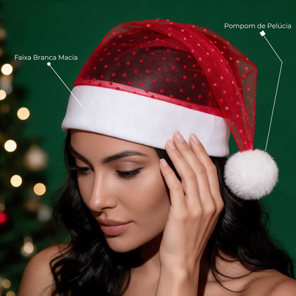 Top e Calcinha Mamãe Noel + gorro
