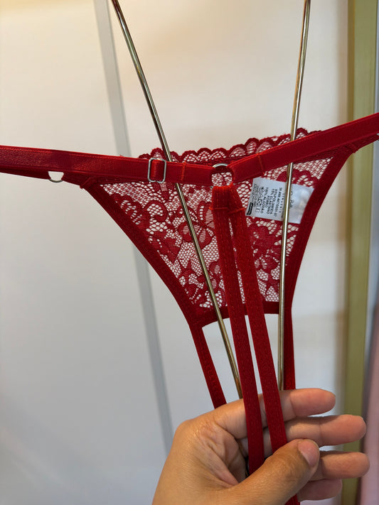 Conjunto Sedução Ardente Vermelho