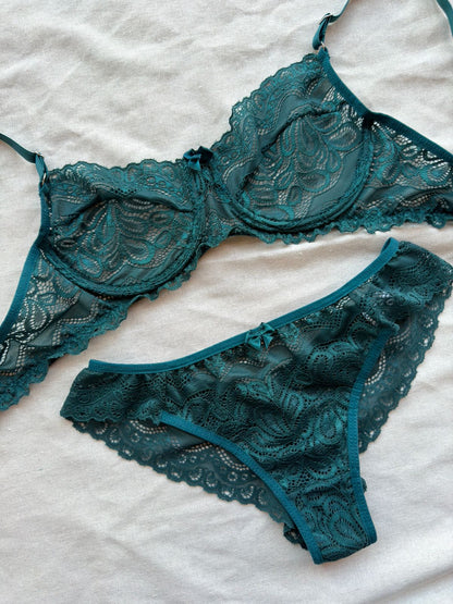Conjunto Esmeralda com Calcinha Personalizável até  11 letras