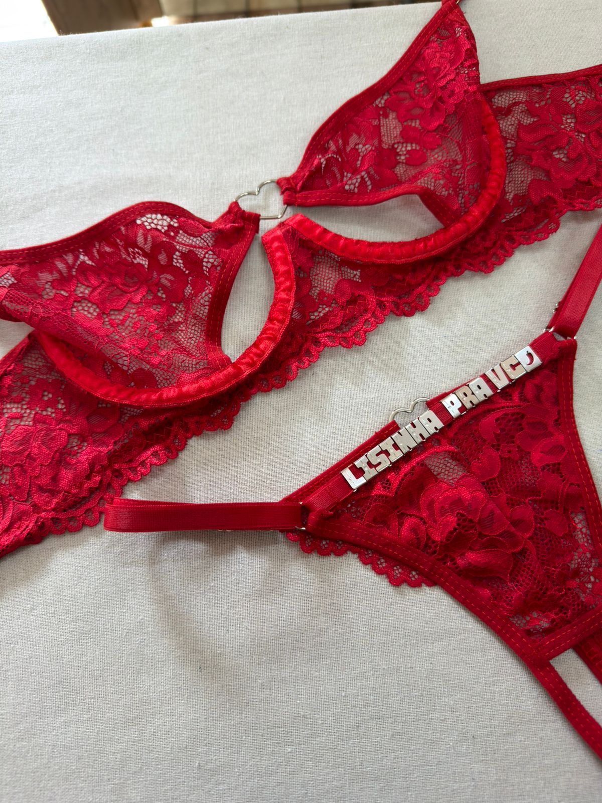 Conjunto Segredo Revelado Personalizável até 12 letras