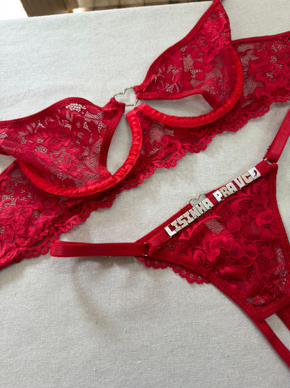 Conjunto Segredo Revelado Personalizável até 12 letras