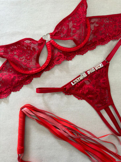 Conjunto Segredo Revelado Personalizável até 12 letras