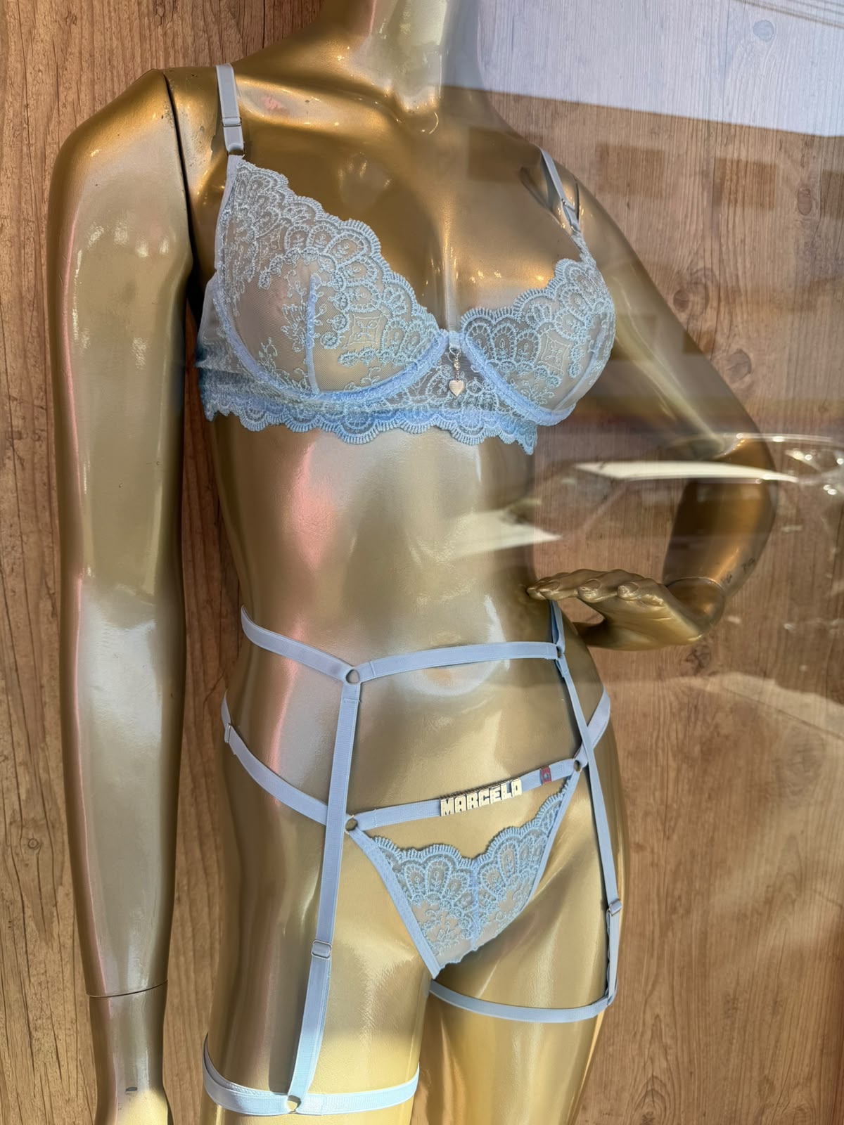 Conjunto Beijo Proibido com Cinta Fetiche - 12 letras