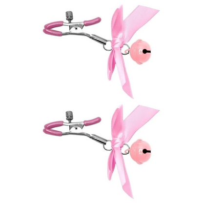 Grampos De Mamilo Com Sino E Laço Sexy Import