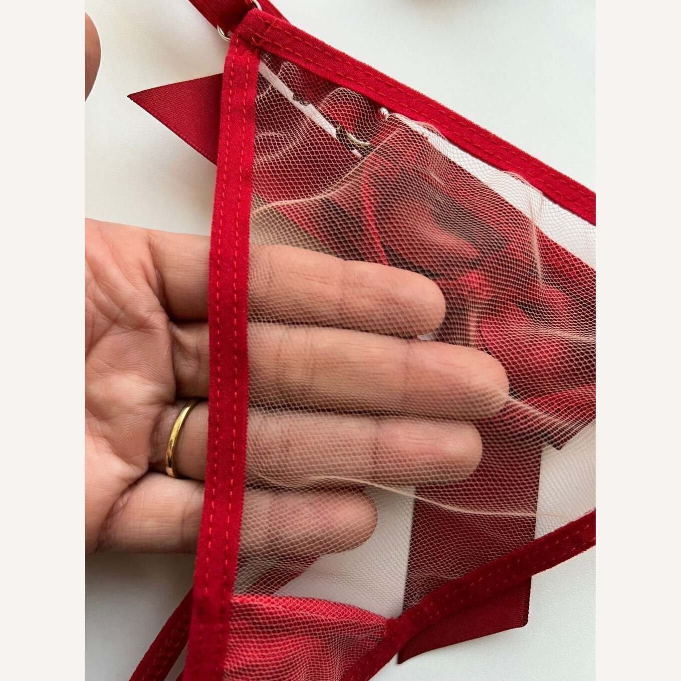 Kit Mamãe Noel Laço Calcinha Personalizável + Gorro até 10 letras)