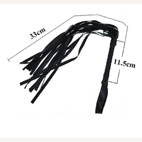 Chicote de couro sintético 15 Tiras De 40Cm SI