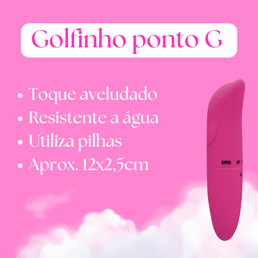 Vibrador Golfinho Ponto G Toque Aveludado