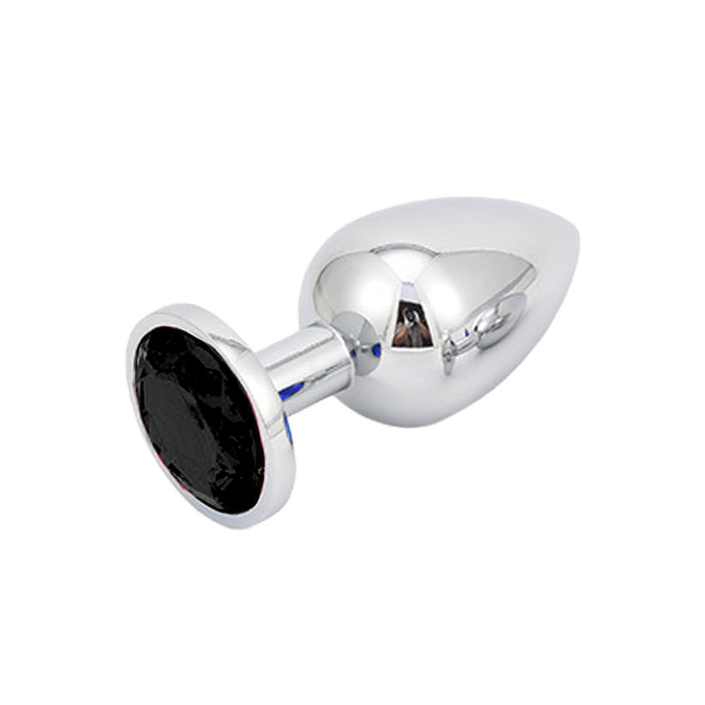 Plug Anal G redondo Metal Brilhante