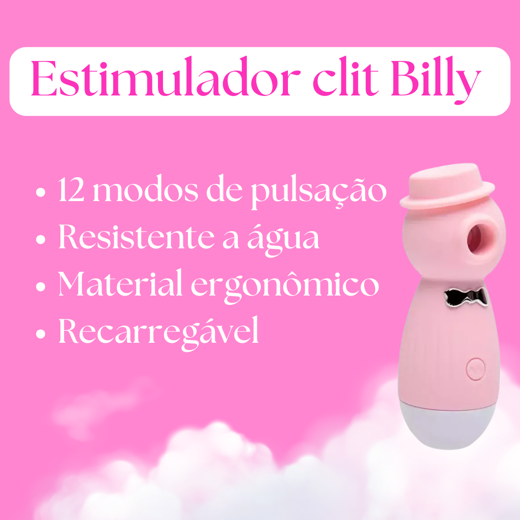 Vibrador Pulsação 12 Modos Billy Sexy Import