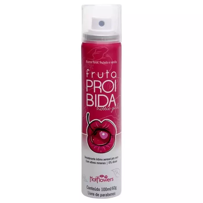 Fruta Proibida Desodorante Aerosol 100Ml Hot Flowers