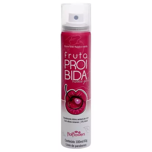 Fruta Proibida Desodorante Aerosol 100Ml Hot Flowers