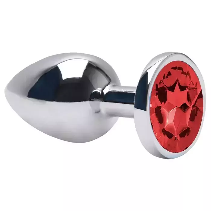 Plug Anal G redondo Metal Brilhante