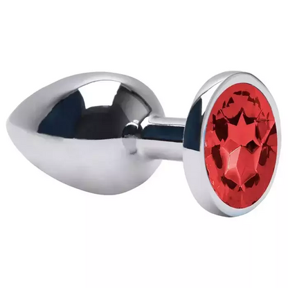 Plug Anal G redondo Metal Brilhante
