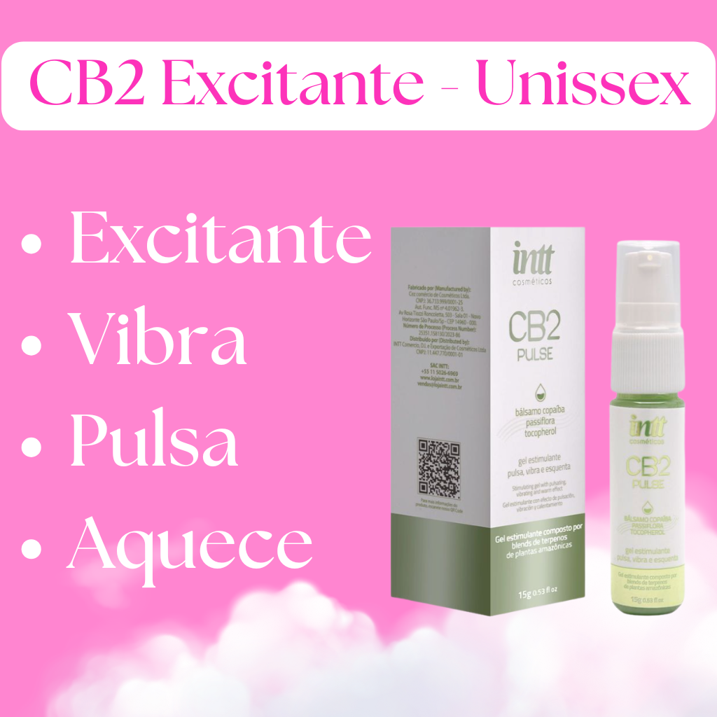 Pulse Cb2 Excitante Unissex Hot E Vibro 15Ml Intt