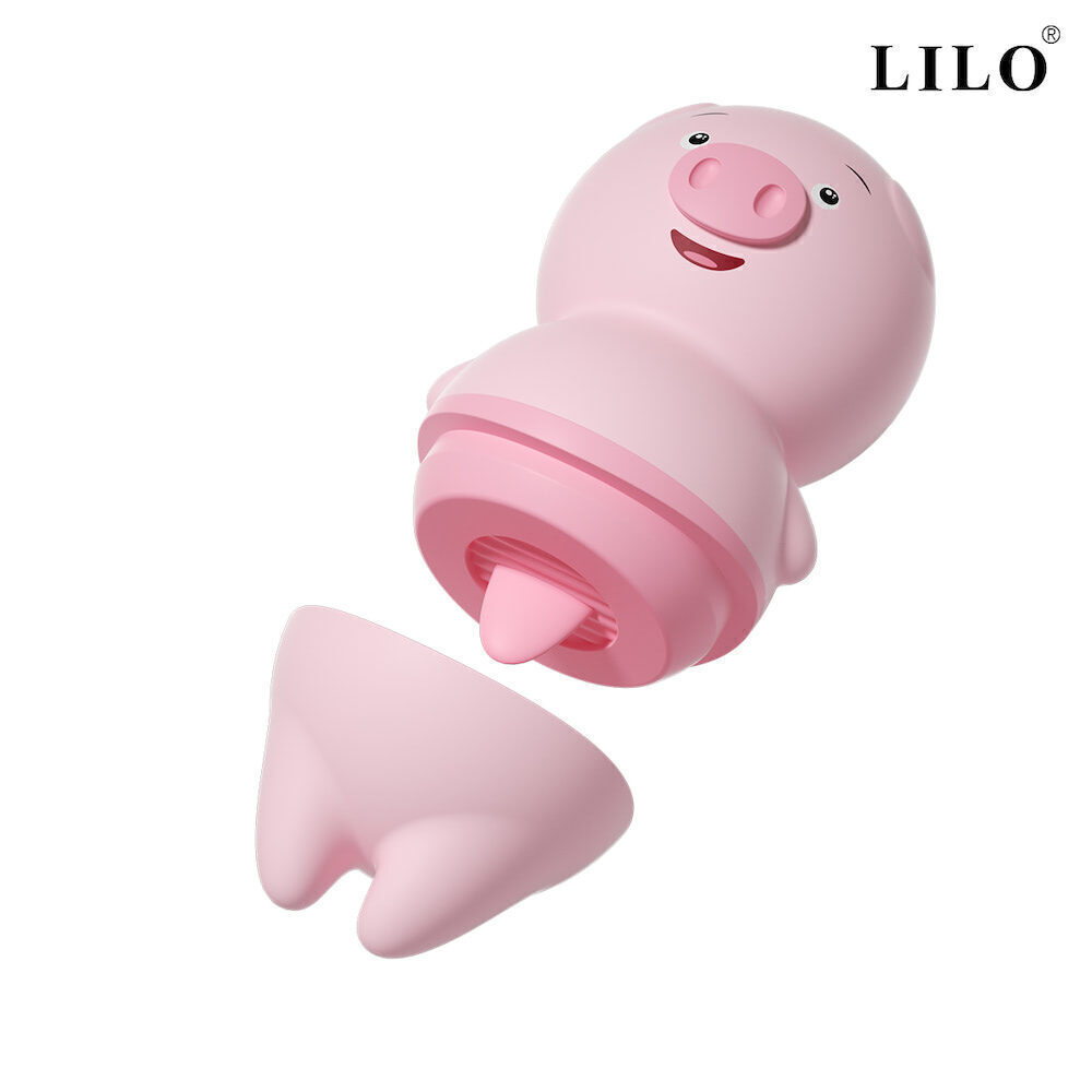 Estimulador Clitoriano Porquinho - 2 em 1 - Lovely Pig - NONO - LILO