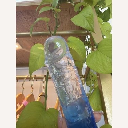 Prótese Dildo Pênis Color Transparente 19,5 X 3,8Cm Sexy Import