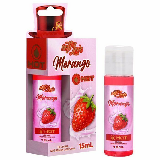 Gel Hot Comestível 15Ml Soft Love