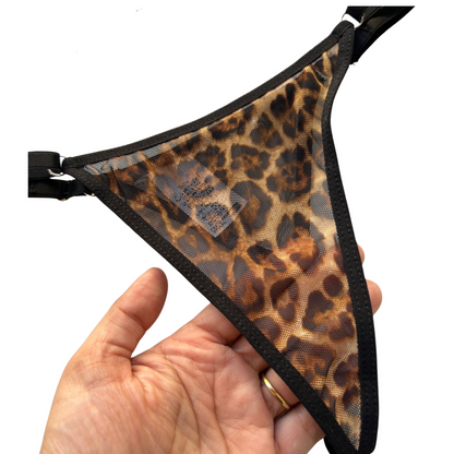 Calcinha Love em Tule coração Personalizada até 10 letras