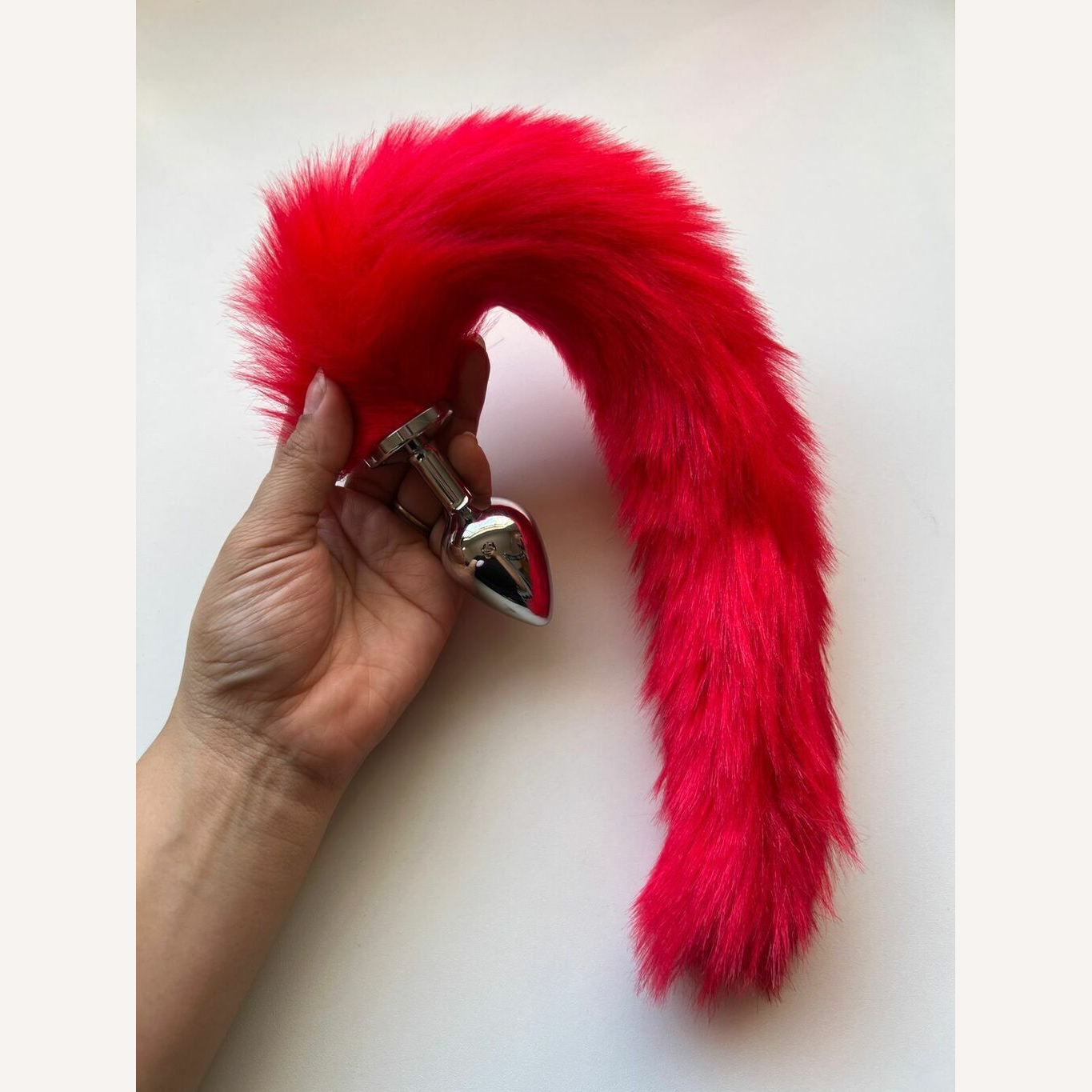 Kit Diabinha Tiara + Plug P Rabo Raposa 40 cm - 2 Itens