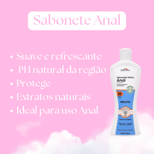 Procto Sabonete Íntimo Anal 130Ml Hot Flowers
