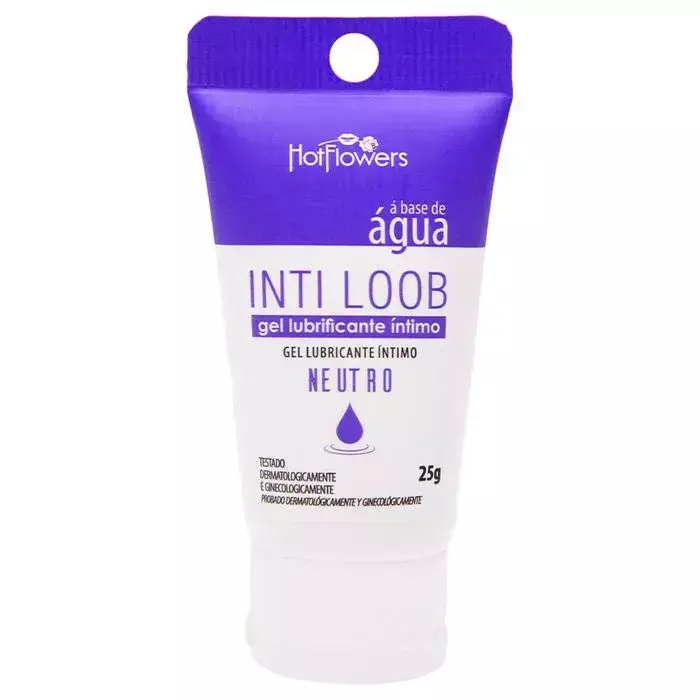 Inti Loob Lubrificante Bisnaga Lilás 25G Hot Flowers