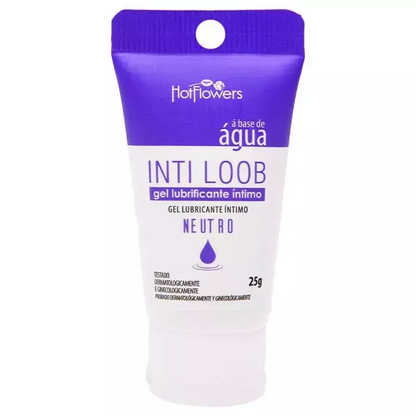 Inti Loob Lubrificante Bisnaga Lilás 25G Hot Flowers