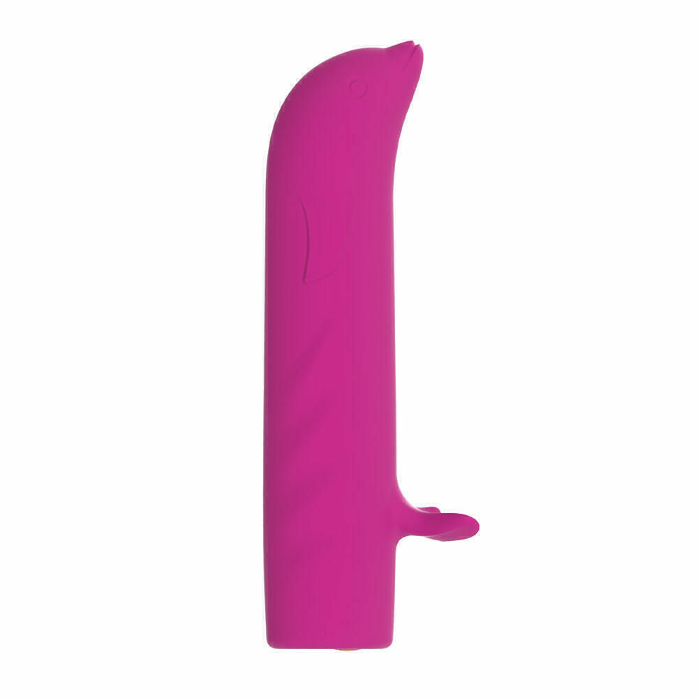 Mini Vibrador Golfinho Recarregável para Ponto G com 10 modos de vibração