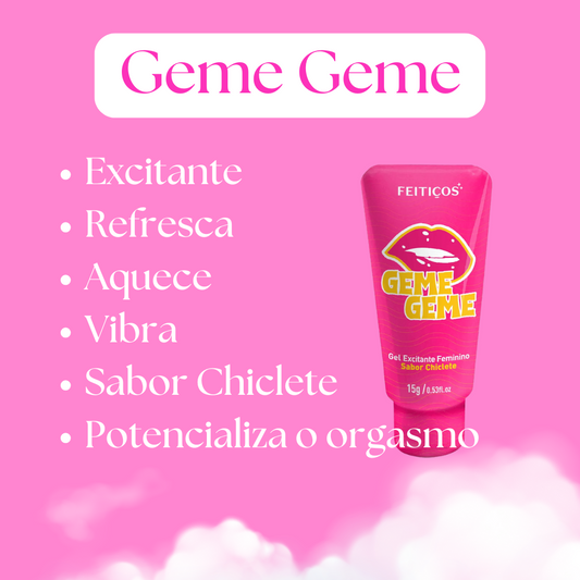 Geme Geme Gel Excitante Feminino 15G Feitiços