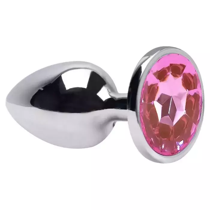 Plug Anal P redondo Metal Brilhante