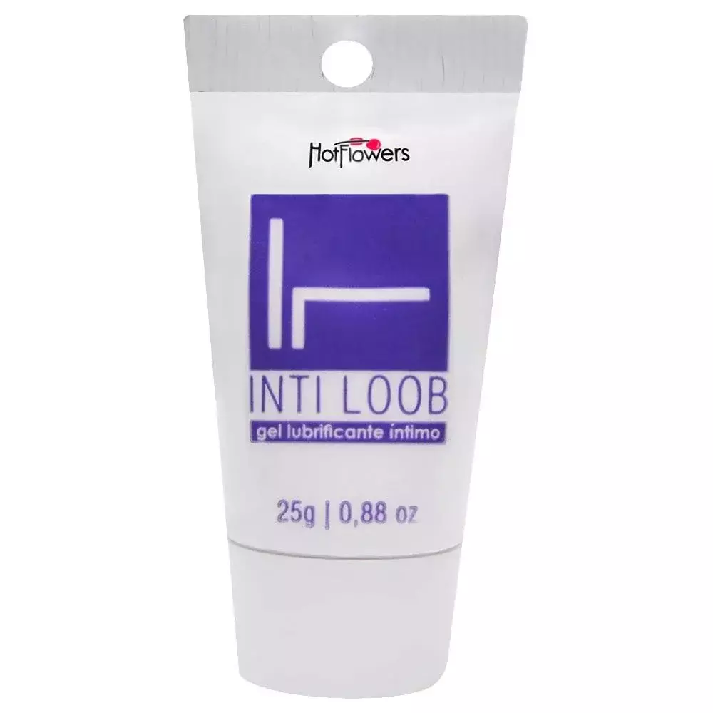 Inti Loob Lubrificante Bisnaga Lilás 25G Hot Flowers