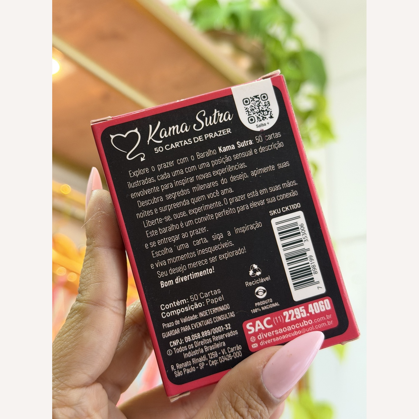 Kama Sutra 50 Cartas De Prazer Diversão Ao Cubo