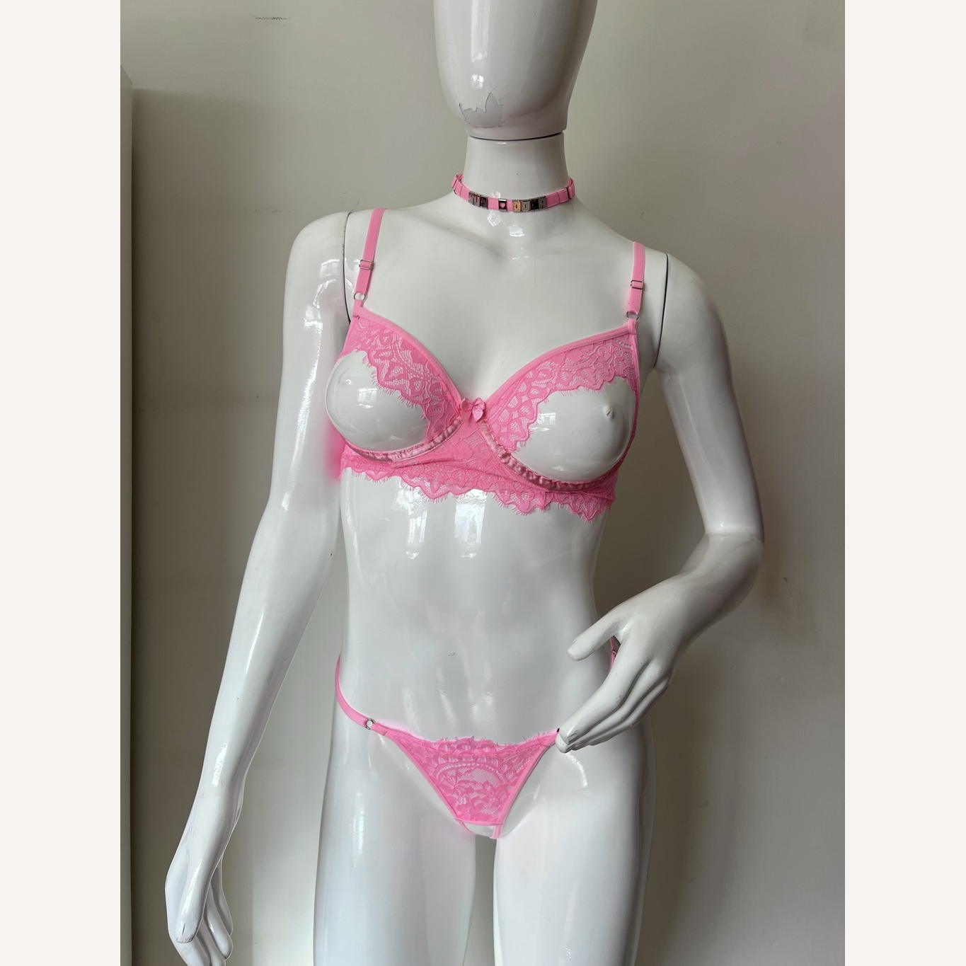 Conjunto Sedução Ardente Rosa