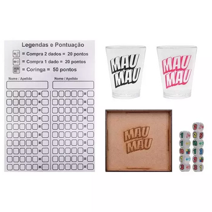 Mau Mau Jogo Bebe Ou Tira Roupa Diversão Ao Cubo