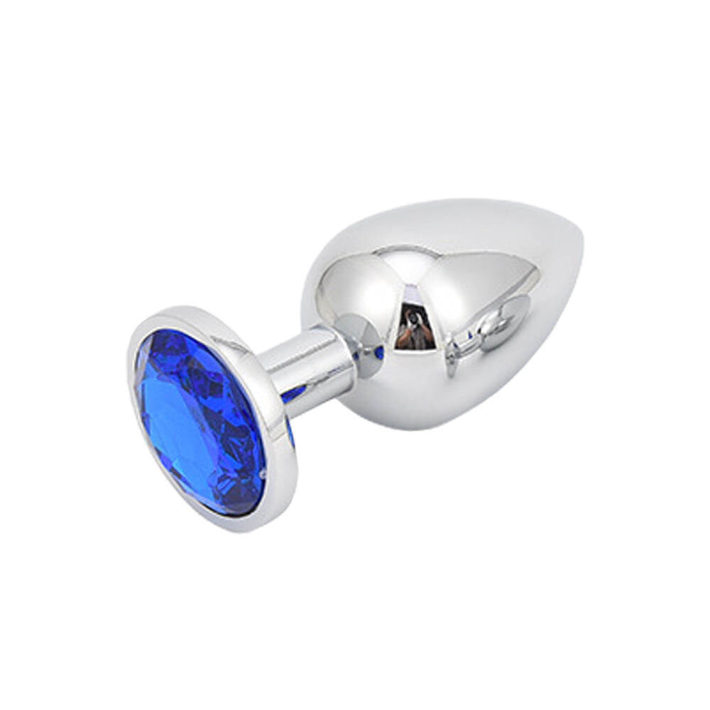 Plug Anal G redondo Metal Brilhante